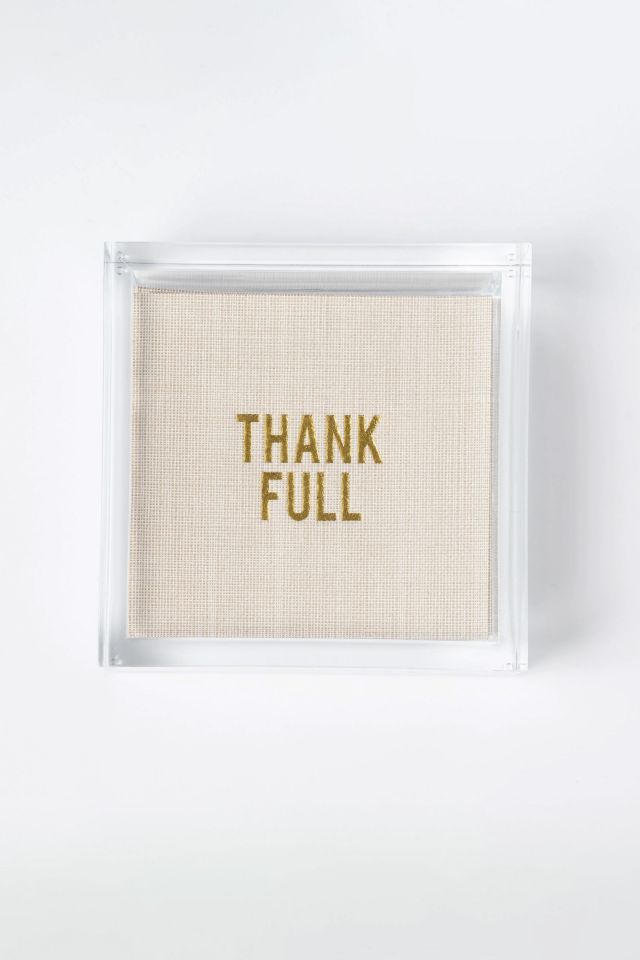 No Reservations Thank Full Disposable Cocktail Napkin Set