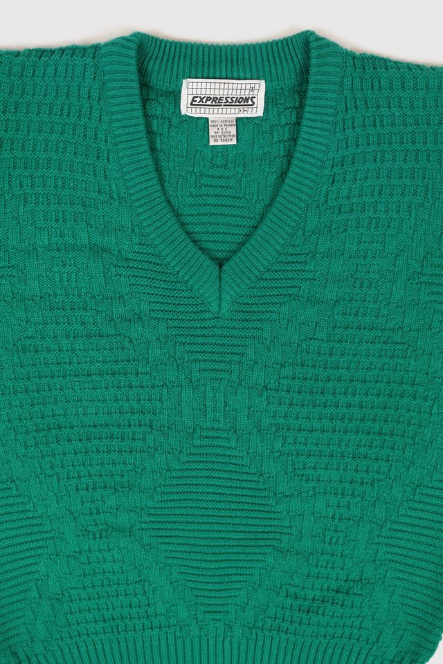 Vintage Green Sweater #1