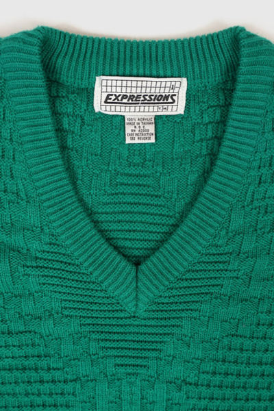 Vintage Green Sweater