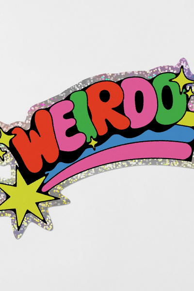 Red Cap Weirdo Sticker
