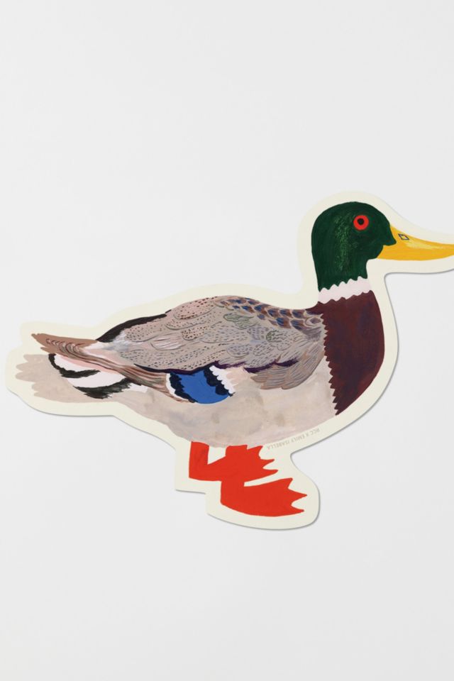 Red Cap Mallard Sticker #1