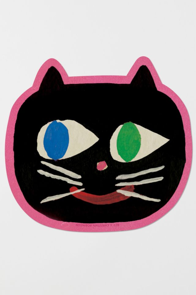 Red Cap Cool Cat Sticker #1