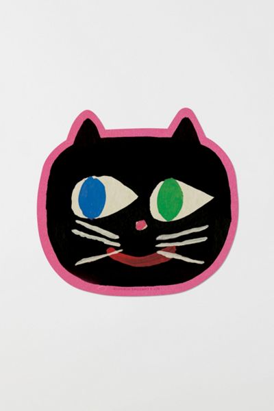 Red Cap Cool Cat Sticker