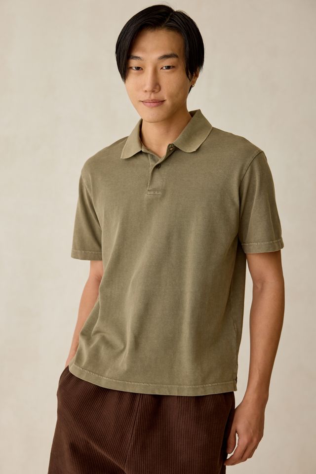 Standard Cloth Washed Polo Tee #1