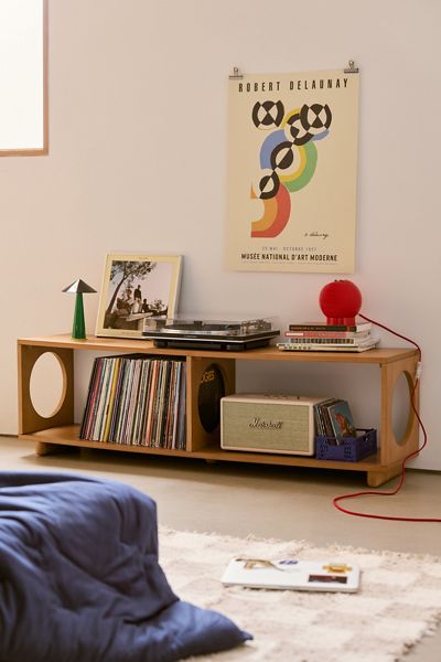 Frankie Circle Cutout Low Storage Console