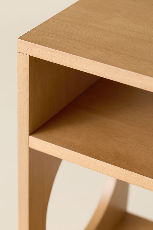Frankie Circle Cutout Storage Nightstand #3