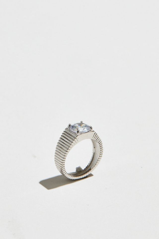 The M Jewelers Rouge CZ Signet Ring #2