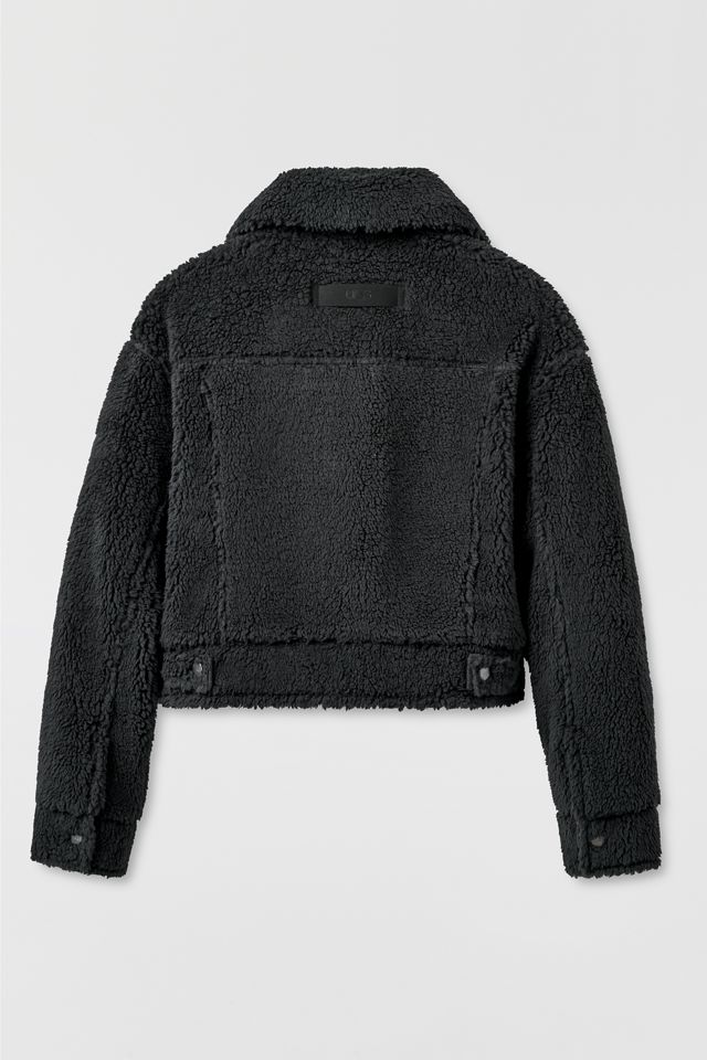 UGG Frankie Fleece Short Trucker Jacket #1