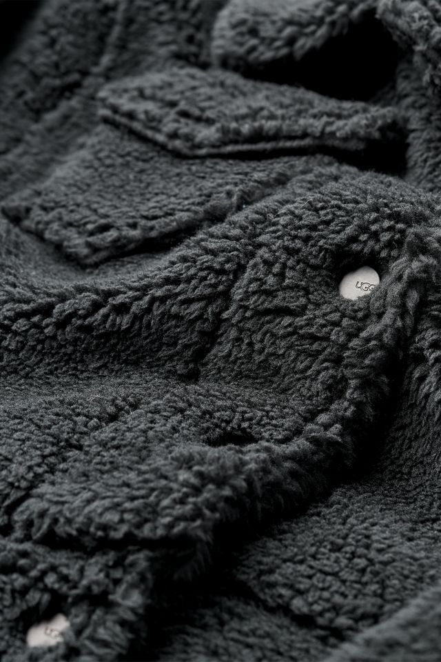 UGG Frankie Fleece Short Trucker Jacket #2