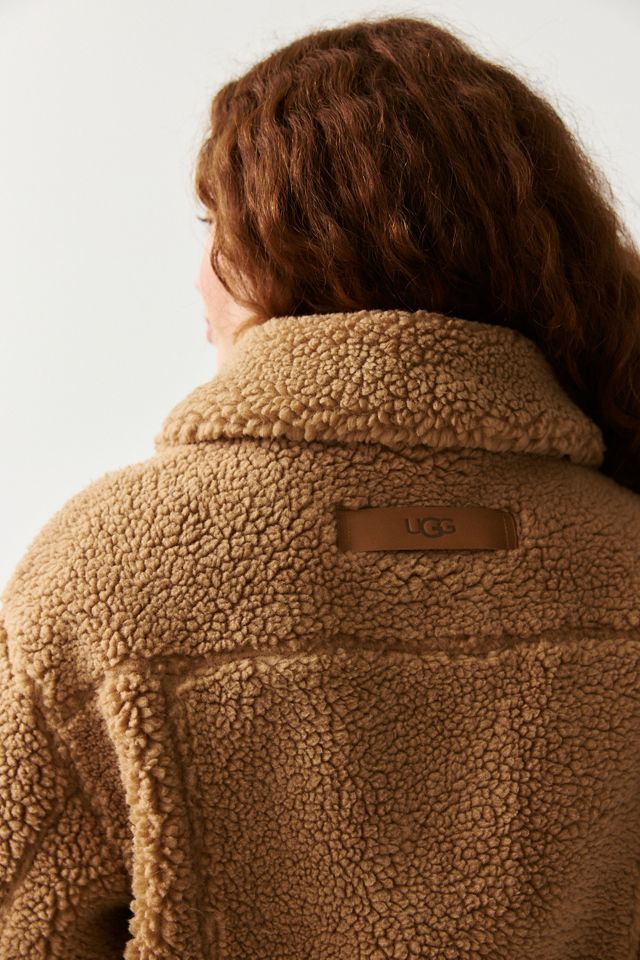 UGG Frankie Fleece Short Trucker Jacket #4