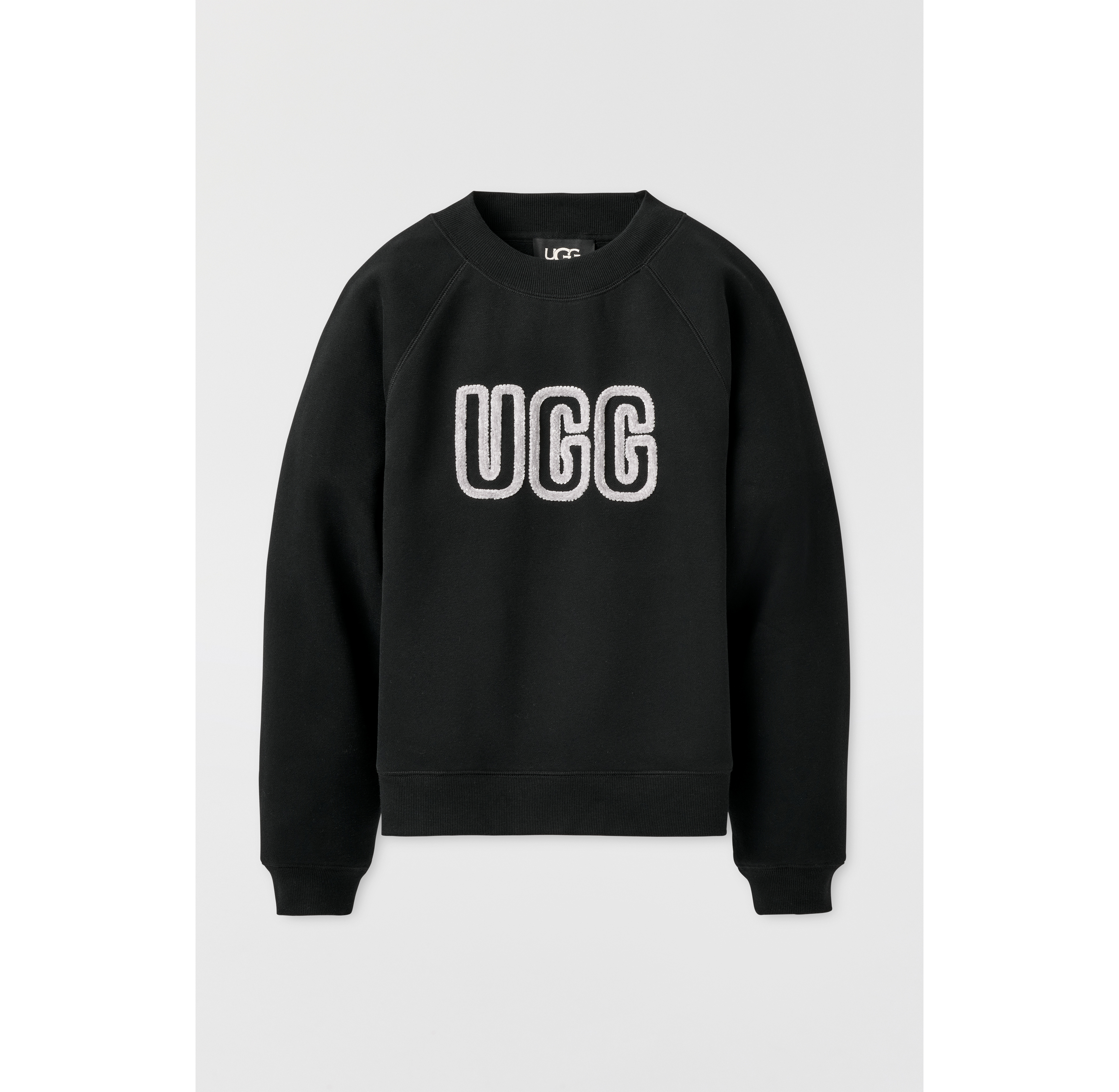 UGG Logo Applique Graphic Relaxed Crew Neck Pullover