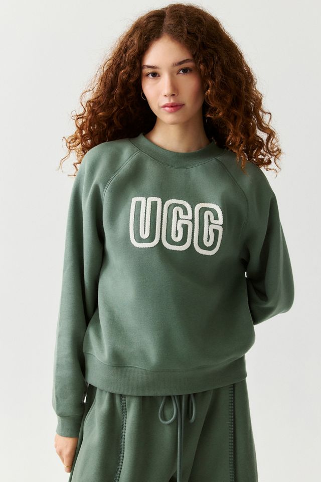 UGG Logo Applique Graphic Relaxed Crew Neck Pullover #1
