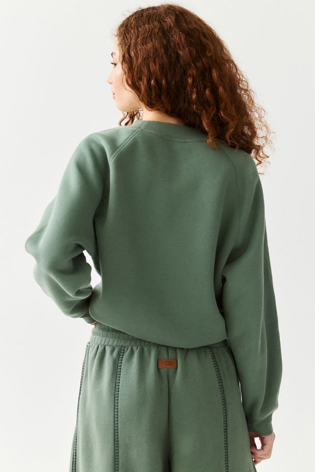 UGG Logo Applique Graphic Relaxed Crew Neck Pullover #4