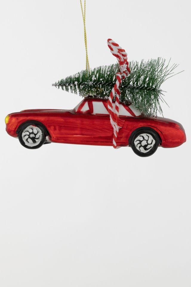 Northlight Vintage Car and Tree Ornament #2