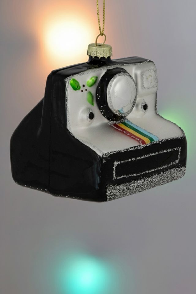 Northlight Retro Instant Camera Glass Ornament #1
