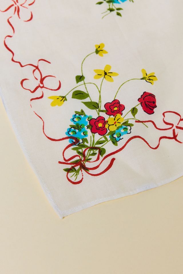 Bandana en coton à motif floral #1