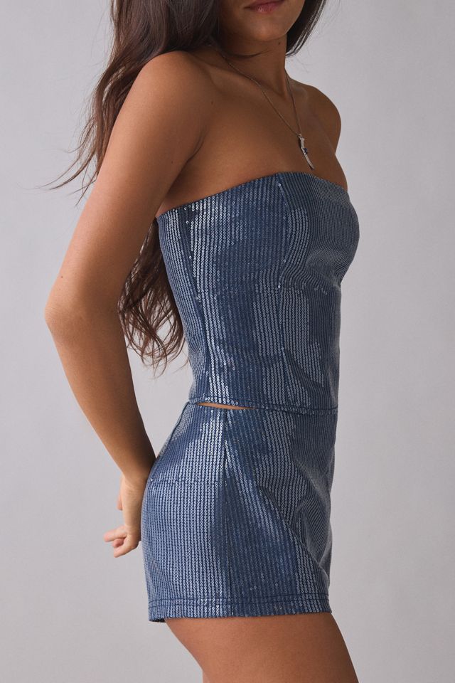 Short micro à paillettes Messa by.DYLN #3