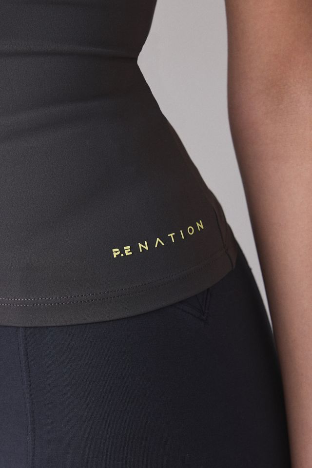 P.E Nation Routine Quarter Zip Tank Top #3