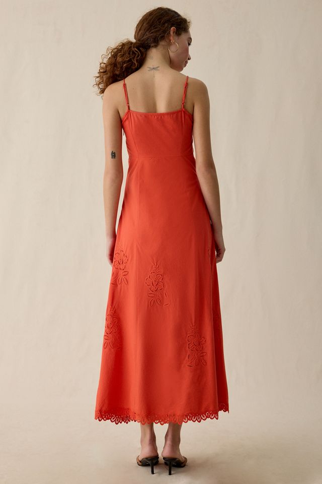 RAHI Starlet Lace Cutwork Cotton Maxi Dress #2