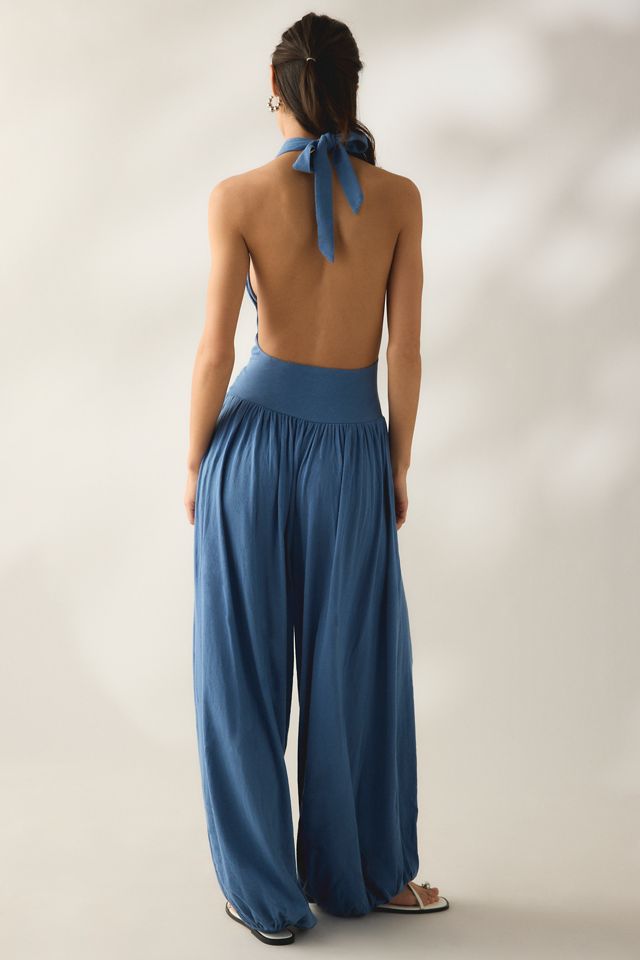 Out From Under Seaside Cowl Neck Halter Jumpsuit #2