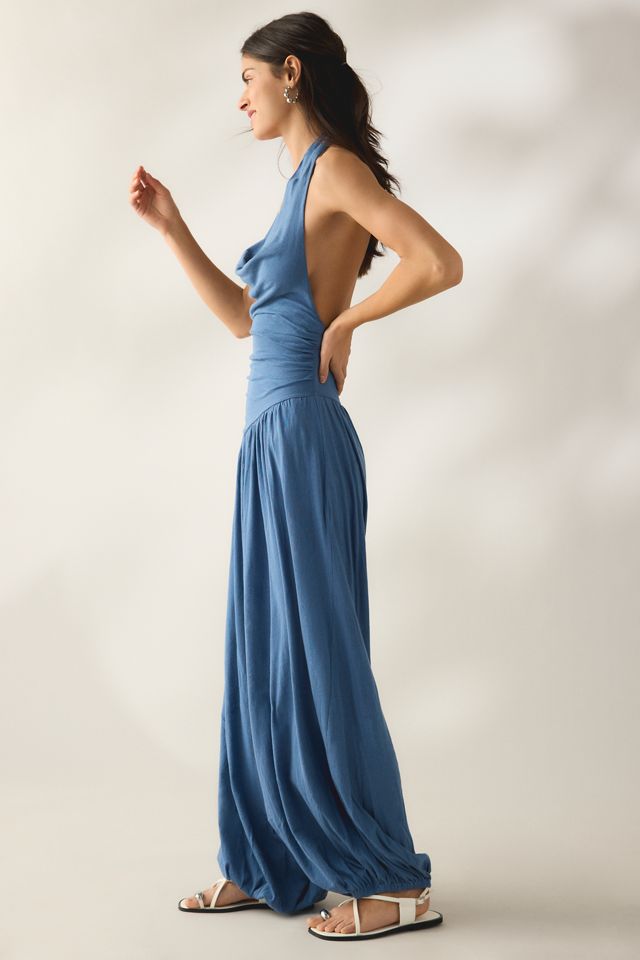 Out From Under Seaside Cowl Neck Halter Jumpsuit #3