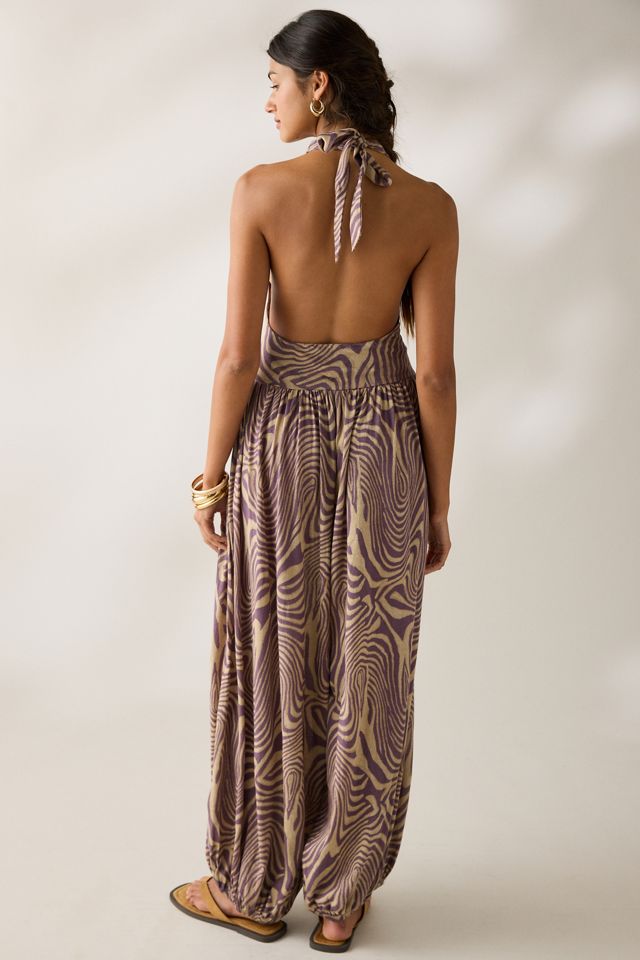 Out From Under Seaside Cowl Neck Halter Jumpsuit #4