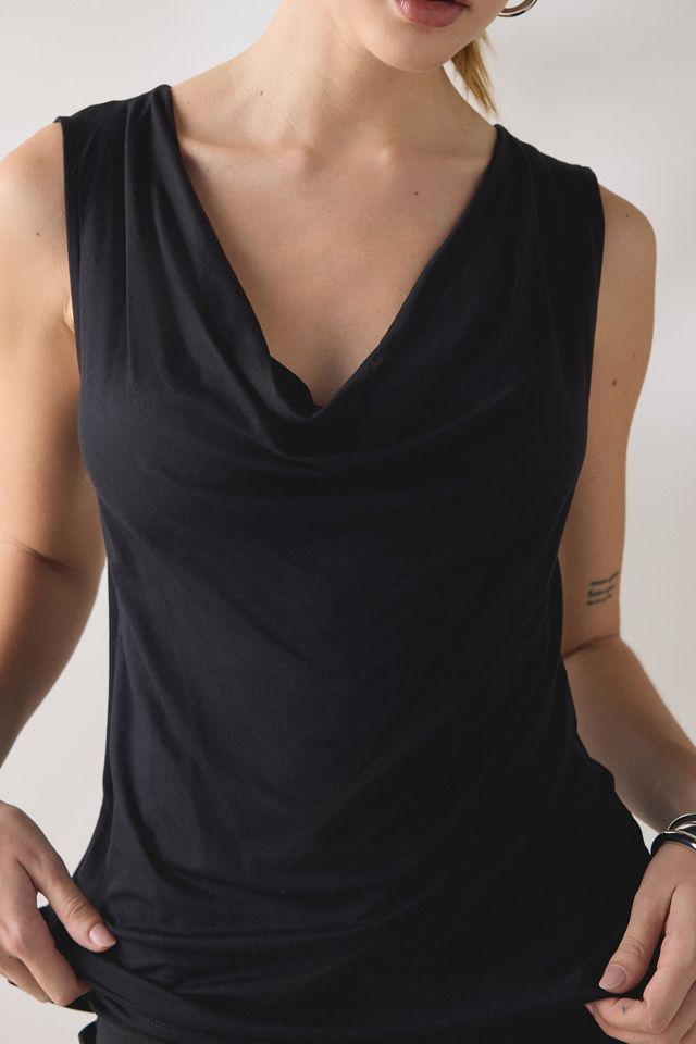 UO Marni Drape Cowl Neck Tank Top #1