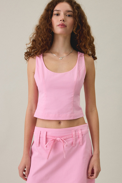 MINKPINK Gaia Tie-Back Bustier Top