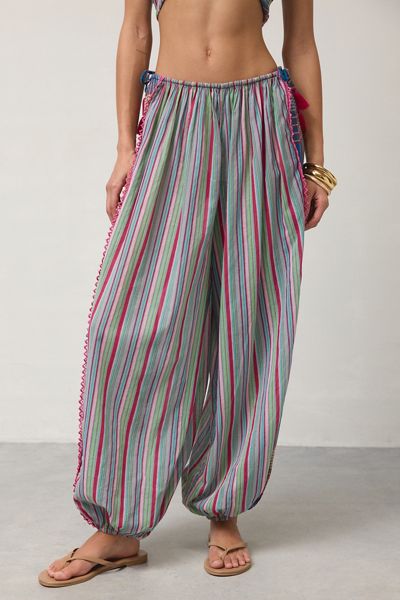 Out From Under Golden Hour Embellished Side-Tie Balloon Pants