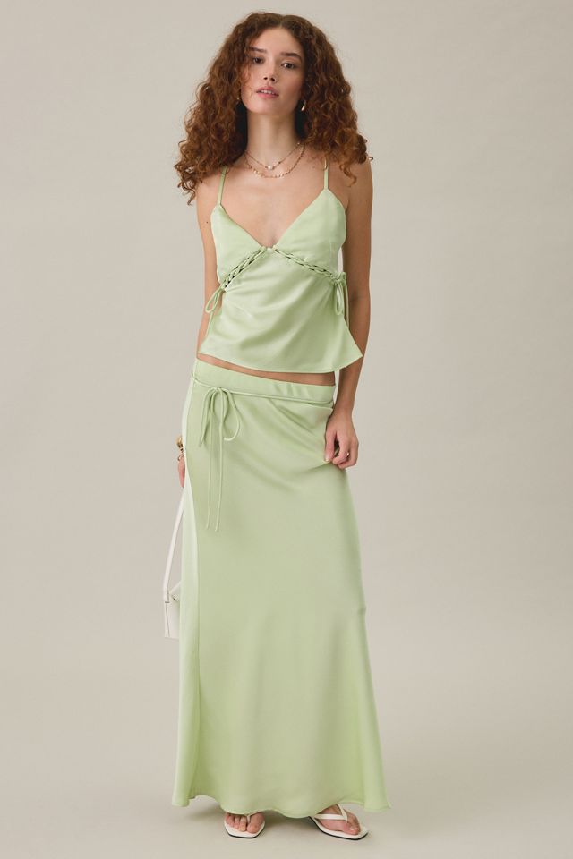MINKPINK Chiara Lacing Detail Satin Cami #2