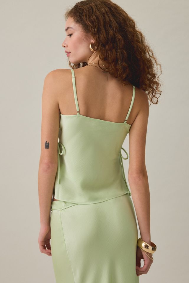 MINKPINK Chiara Lacing Detail Satin Cami #3