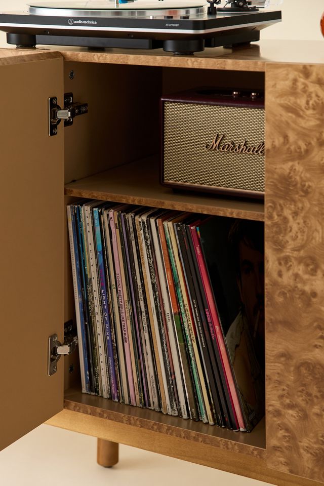 Crosley Levi Burl Tone Storage Sideboard #3