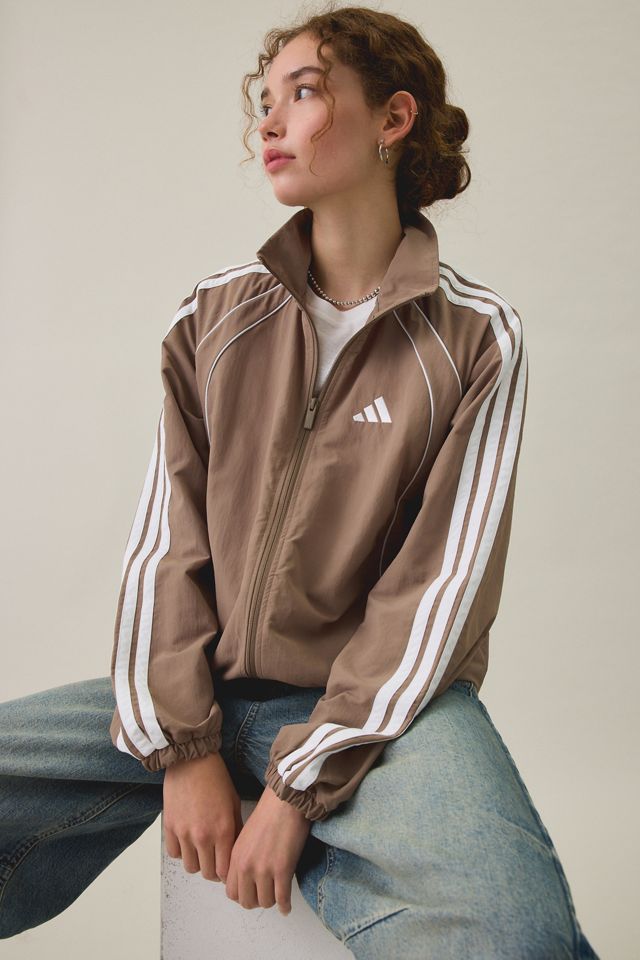 adidas Iconic 3-Stripes Woven Zip-Up Track Jacket #1