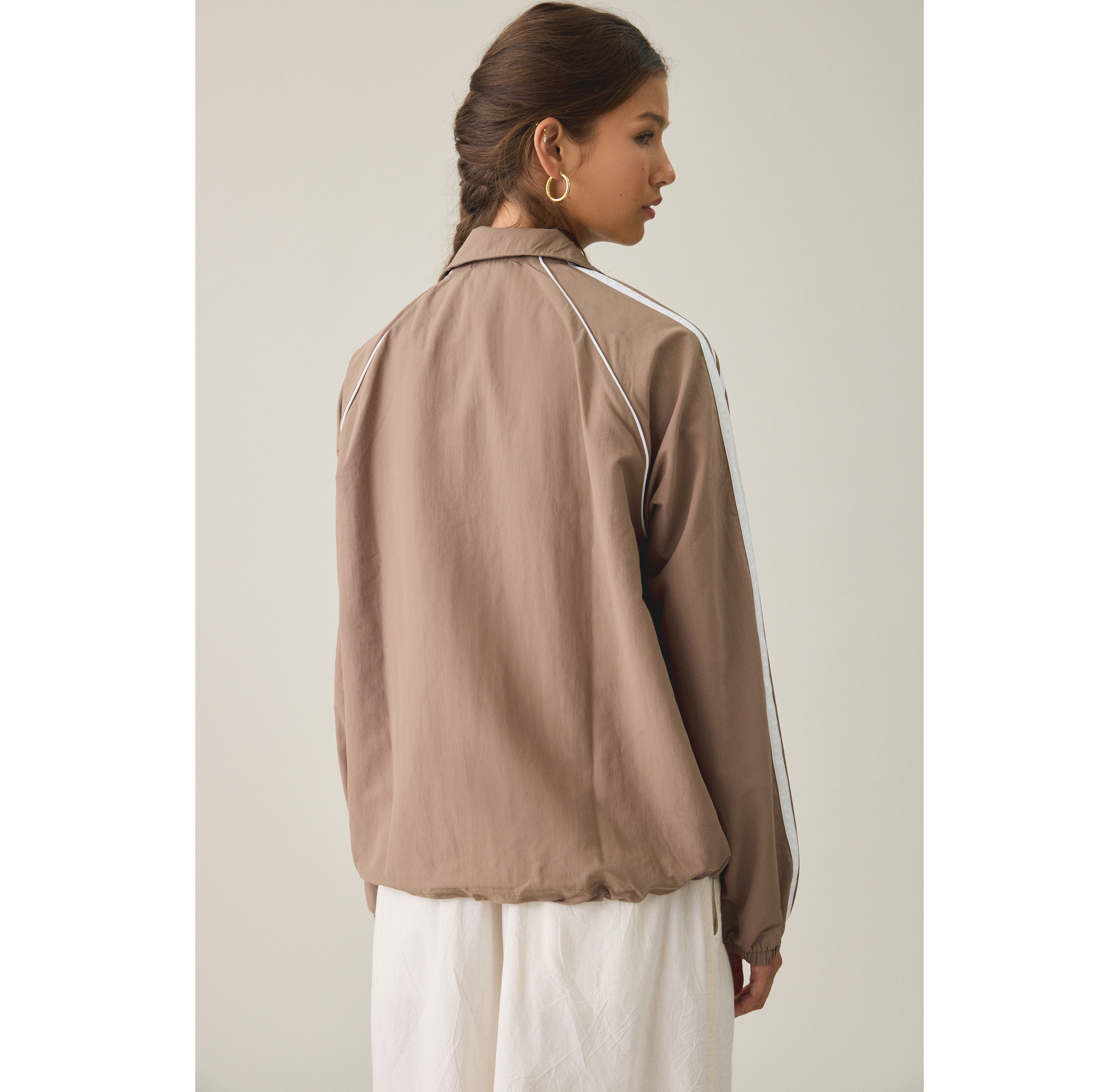 adidas Iconic 3-Stripes Woven Zip-Up Track Jacket