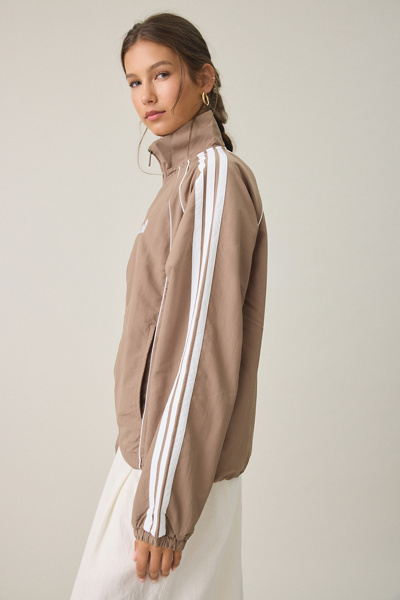 adidas Iconic 3-Stripes Woven Zip-Up Track Jacket