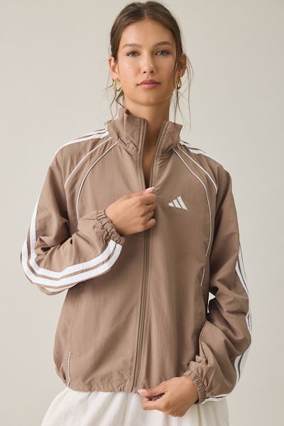 adidas Iconic 3-Stripes Woven Zip-Up Track Jacket