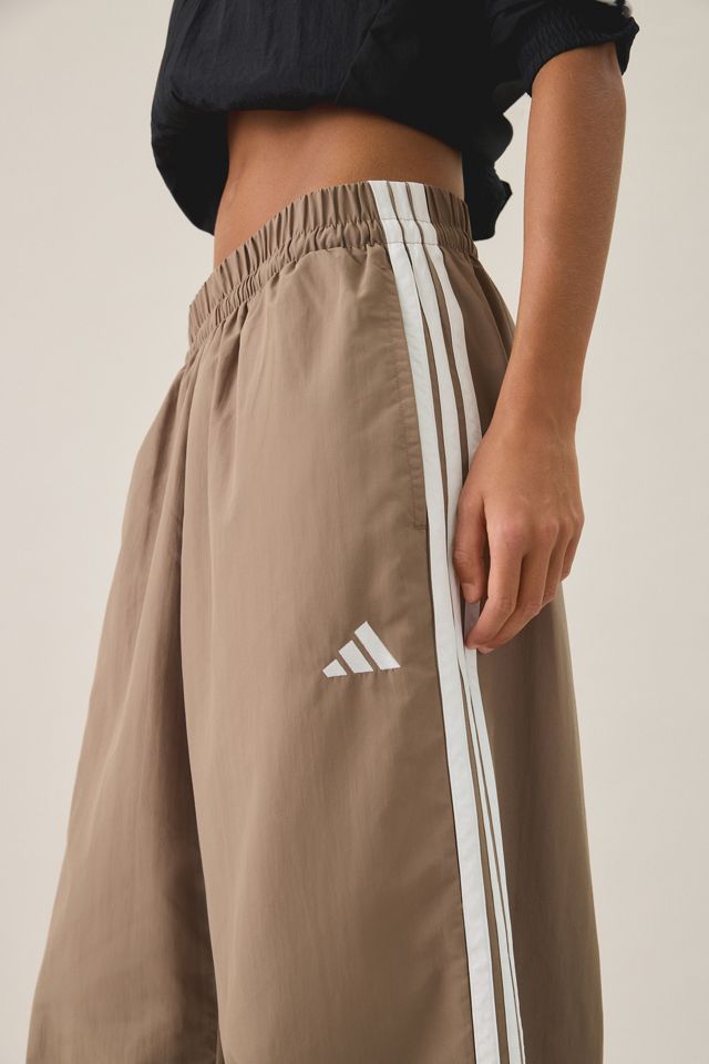 adidas Iconic 3-Stripes Woven Wide Leg Track Pants #2