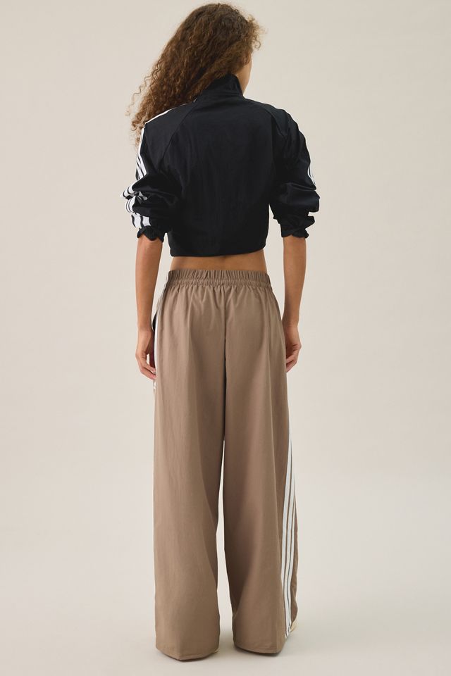 adidas Iconic 3-Stripes Woven Wide Leg Track Pants #3