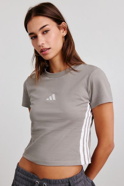 adidas Essential 3-Stripes Slim Baby Tee
