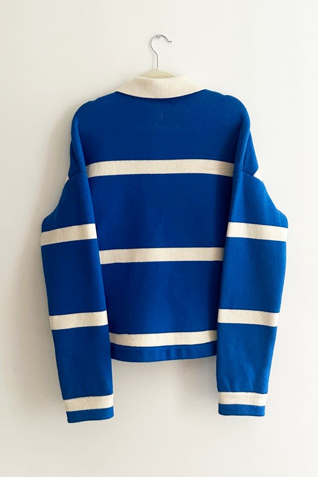 JW Anderson Royal Blue Stripe Rugby Sweater #3