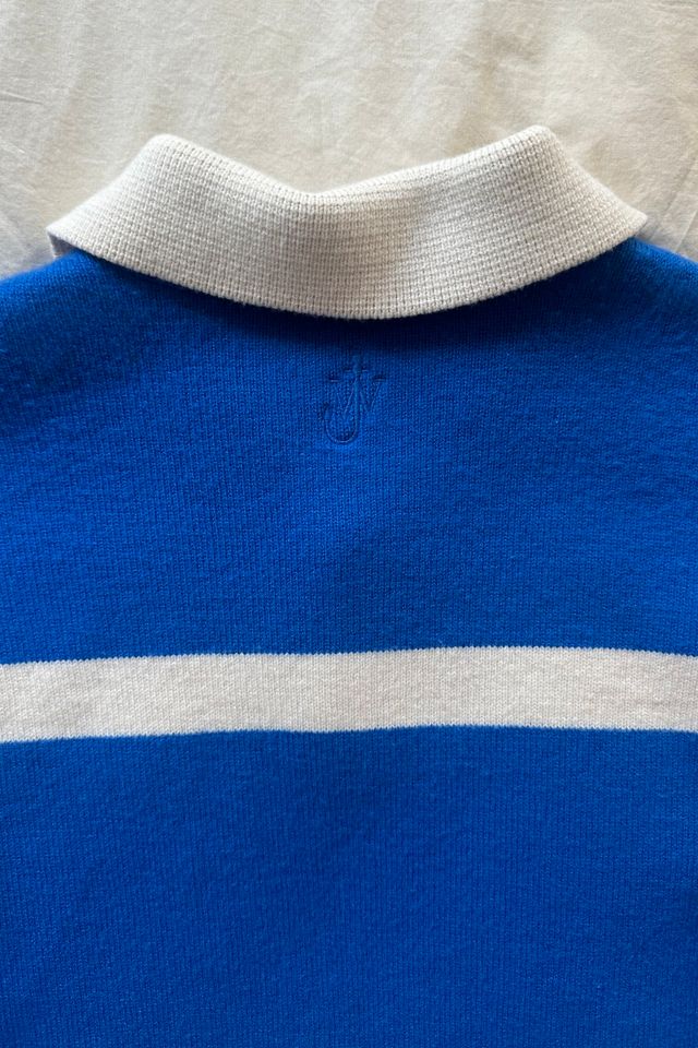 JW Anderson Royal Blue Stripe Rugby Sweater #4