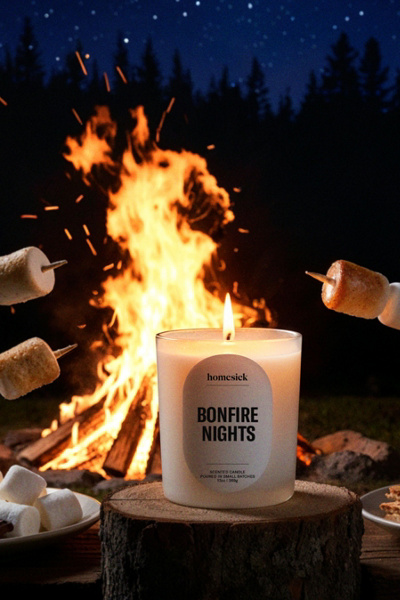 Homesick Bonfire Nights Candle In Bonfire Nights At Urban Outfitters In Neutral
