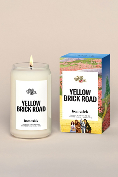 Homesick Emerald City Candle In Yellow Brick Road At Urban Outfitters In Multi