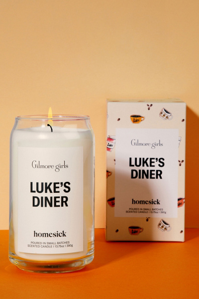 Homesick Luke's Diner Candle In Luke's Diner At Urban Outfitters In Neutral