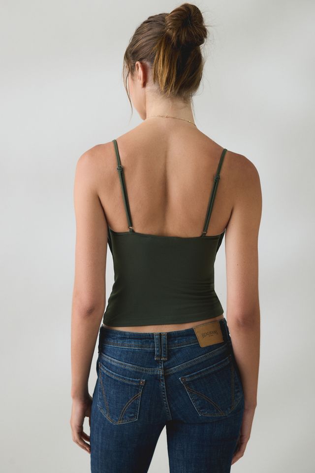 Camisole superposée à col bénitier avec torsade à l'avant UO Katarina #3