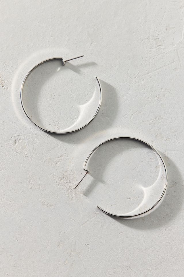 L Train Essential Skinny Hoop Earrings #1