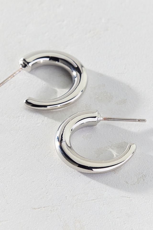 Essential Chunky Tube Hoop Earrings #1