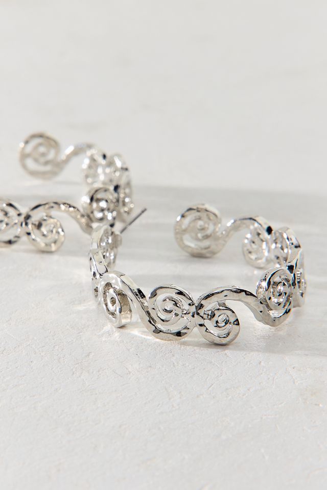 Swirling Dreams Hoop Earrings #1