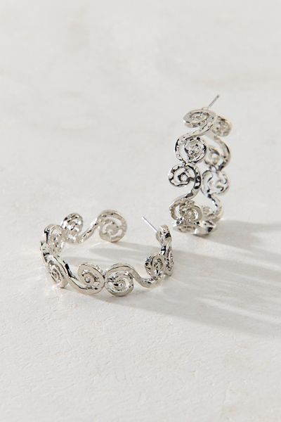 Swirling Dreams Hoop Earrings