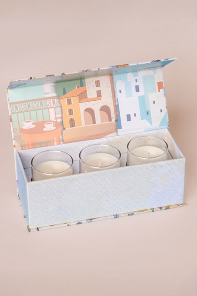 Homesick Eurotrip Votive Trio Set